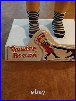 Rare Vintage Buster Brown And Mary Jane Store Display With Bases