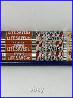 Rare Vintage CANADA Tin Lithograph LIFE SAVERS Candy Store DISPLAY Rack Signage