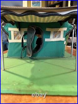 Rare Vintage Canvas Camping Tent Salesman Sample, Store Display-detailed