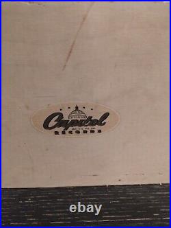 Rare Vintage Capitol Records Promotional Advertising LP Store Display Crate Box