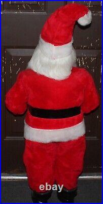 Rare Vintage Christmas 41'' Stuffed 7UP Santa Claus Store Display