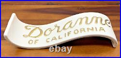 Rare Vintage Doranne of California Cookie Jars Advertising Store Display Sign