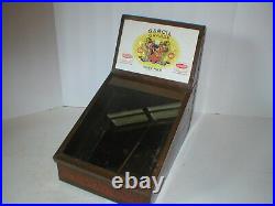 Rare Vintage Garcia Cigar Grande General Store Countertop Display And Humidor