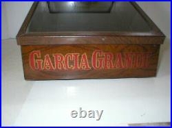 Rare Vintage Garcia Cigar Grande General Store Countertop Display And Humidor