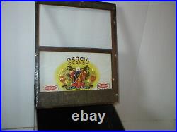 Rare Vintage Garcia Cigar Grande General Store Countertop Display And Humidor