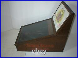 Rare Vintage Garcia Cigar Grande General Store Countertop Display And Humidor