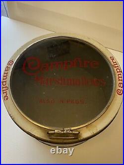 Rare Vintage General Store Countertop Campfire Marshmallow Tin Display