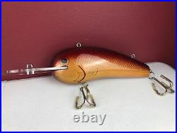 Rare Vintage Giant Rapala Fishing Lure Store Promo Display Glitter Red Yellow