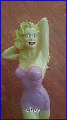 Rare Vintage Girl Swimsuit Store Display Figure, Mini Mannequin