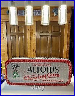 Rare Vintage HUGE! Altoids Chewing Gum Store Display 3 Dimensional Can Ad Sign