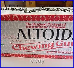 Rare Vintage HUGE! Altoids Chewing Gum Store Display 3 Dimensional Can Ad Sign