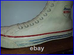 Rare Vintage Huge Bata Basketball Shoe Sneaker Trade Sign Store Display 24