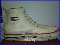 Rare Vintage Huge Bata Basketball Shoe Sneaker Trade Sign Store Display 24