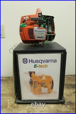 Rare Vintage Husqvarna Chainsaw Cutaway Display Sign Advertisement