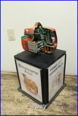 Rare Vintage Husqvarna Chainsaw Cutaway Display Sign Advertisement