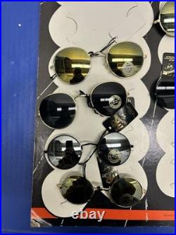 Rare Vintage Jantzen Round Sunglasses Store Display 7 Pairs Of Glasses 1970s