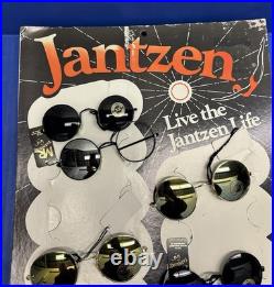 Rare Vintage Jantzen Round Sunglasses Store Display 7 Pairs Of Glasses 1970s