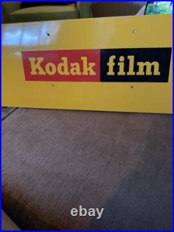 Rare Vintage Kodak Metal Film Store Counter Holde Display Rack A60-40 Yellow