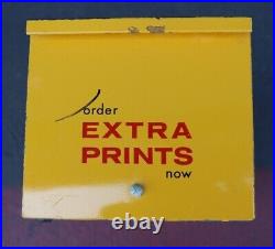 Rare Vintage Kodak Metal Film Store Counter Holde Display Rack A60-40 Yellow