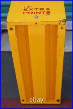 Rare Vintage Kodak Metal Film Store Counter Holde Display Rack A60-40 Yellow