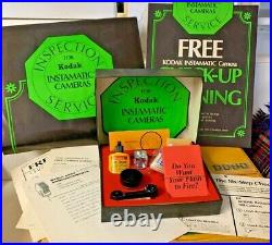 Rare Vintage Kodak Store Display Instamatic Camera Service Promo Complete