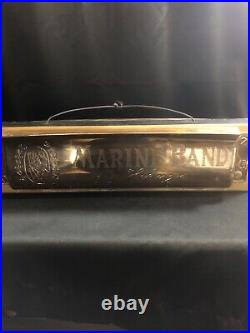 Rare Vintage M. Hohner Harmonica Marine Band Store Display Advertising-24x7x5