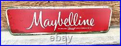 Rare Vintage Maybelline Eye Fashion Cosmetics Store Advertising Display Sign MCM