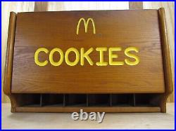 Rare Vintage McDonald's Cookies Dispenser Store Display McDonald's Display