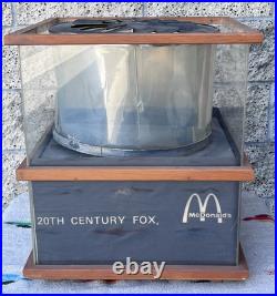 Rare Vintage McDonalds Fox Star Wars Movie Scene Holographic Toy Store Display