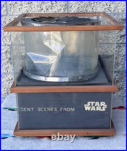 Rare Vintage McDonalds Fox Star Wars Movie Scene Holographic Toy Store Display