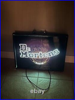 Rare Vintage Neon Light Doc Dr. Martens Store Display Sign Fixture 25 X 19