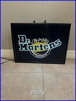 Rare Vintage Neon Light Doc Dr. Martens Store Display Sign Fixture 25 X 19