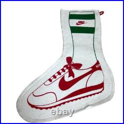 Rare Vintage Nike 80's Store Display Felt Christmas Stocking Super Rare