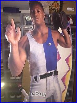 Rare Vintage Nike Bo Knows Life Size Cardboard Store Display Poster Jackson