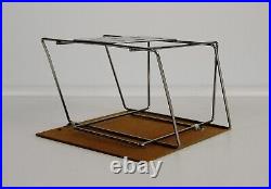 Rare Vintage Penthouse Magazine Wood & Metal Wall Mount Store Display Rack