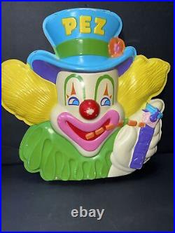 Rare Vintage Peter Pez Store Display Clown Head 1970s Holy Grail For Collectors