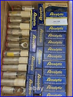 Rare Vintage Pyramid Capacitors Metal Store Display Ge Mallory 500 + Caps