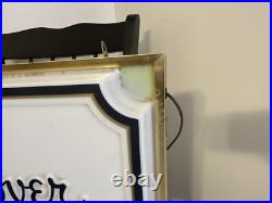 Rare Vintage Russell Stover Candies Double Sided Lighted Store Display Sign KCMO