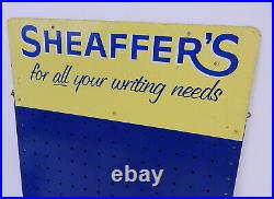 Rare Vintage Sheaffers Ink Fountain Pen Century Retail Store Display Board Sign