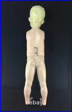 Rare Vintage Store Display Composite Boy Child Mannequin 1940's-50's No Arms. 1