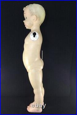 Rare Vintage Store Display Composite Boy Child Mannequin 1940's-50's No Arms. 2