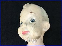 Rare Vintage Store Display Composite Boy Child Mannequin 1940's-50's No Arms. 2