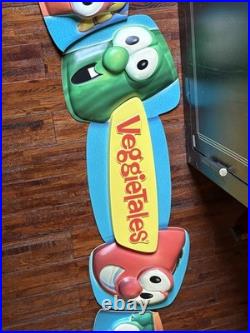 Rare Vintage VeggieTales 12 Foot Store Display Sign Huge Nostalgia