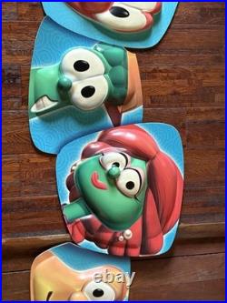 Rare Vintage VeggieTales 12 Foot Store Display Sign Huge Nostalgia