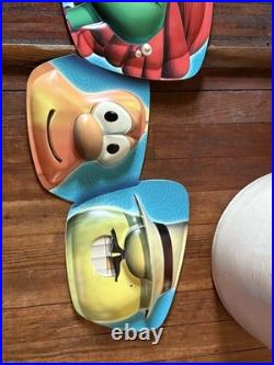 Rare Vintage VeggieTales 12 Foot Store Display Sign Huge Nostalgia