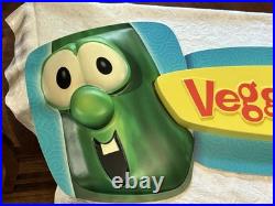 Rare Vintage VeggieTales 12 Foot Store Display Sign Huge Nostalgia