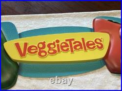 Rare Vintage VeggieTales 12 Foot Store Display Sign Huge Nostalgia