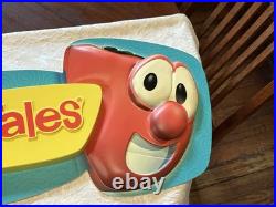 Rare Vintage VeggieTales 12 Foot Store Display Sign Huge Nostalgia
