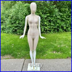 Rare Vintage Victorias Secret Full Body Mannequin Retail Store Display and Stand