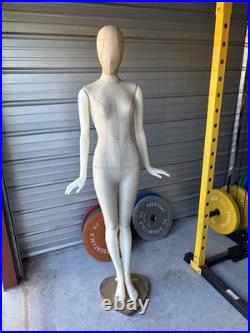 Rare Vintage Victorias Secret Full Body Mannequin Store Display With Stand